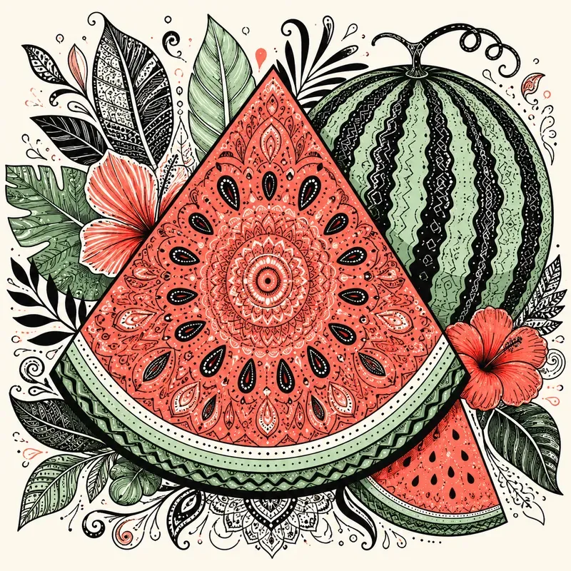 Zentangle Fruit Art Packs