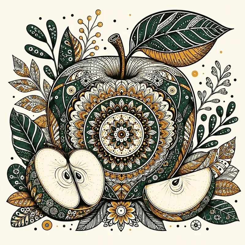 Zentangle Fruit Art Packs