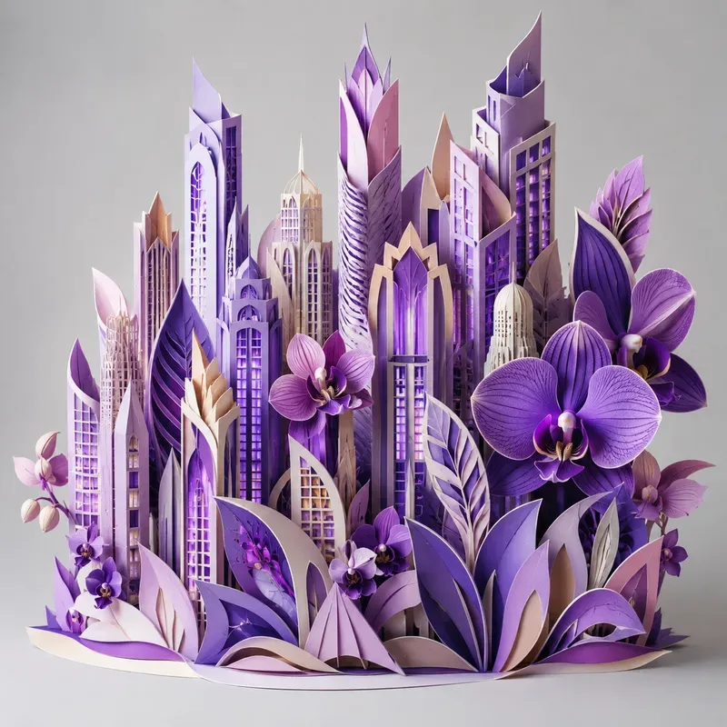 Paper Bloom Cities
