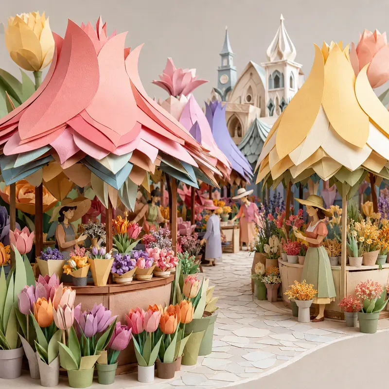 Paper Bloom Cities