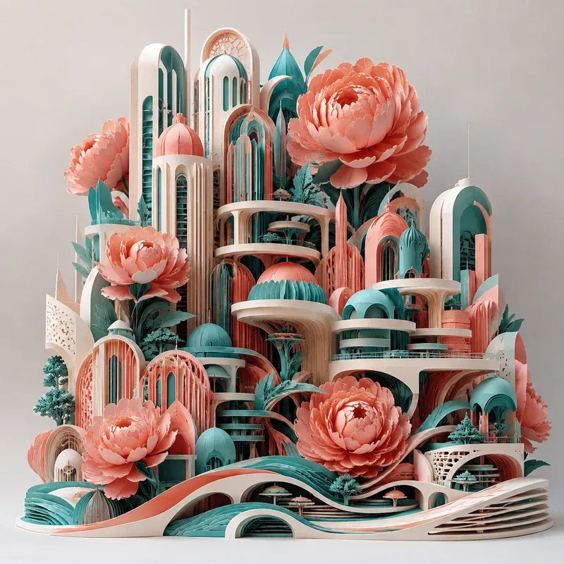 Paper Bloom Cities