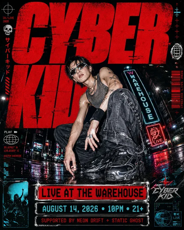 Y2k Streetwear Red Typography Posters