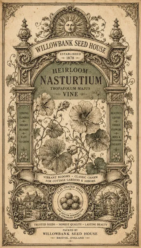 Victorian Botanical Label Engravings