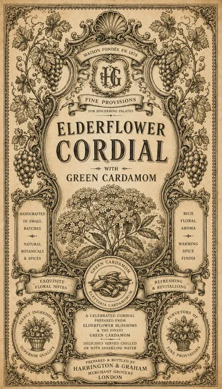 Victorian Botanical Label Engravings