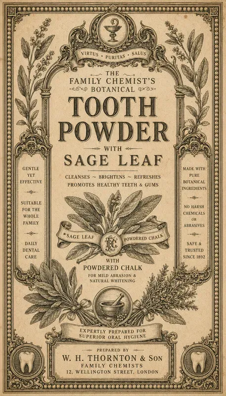 Victorian Botanical Label Engravings