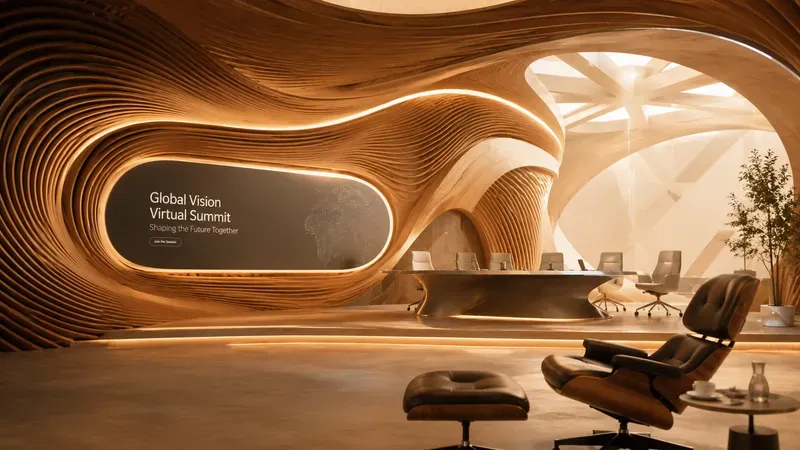 Elite Parametric Office Virtual Backdrops