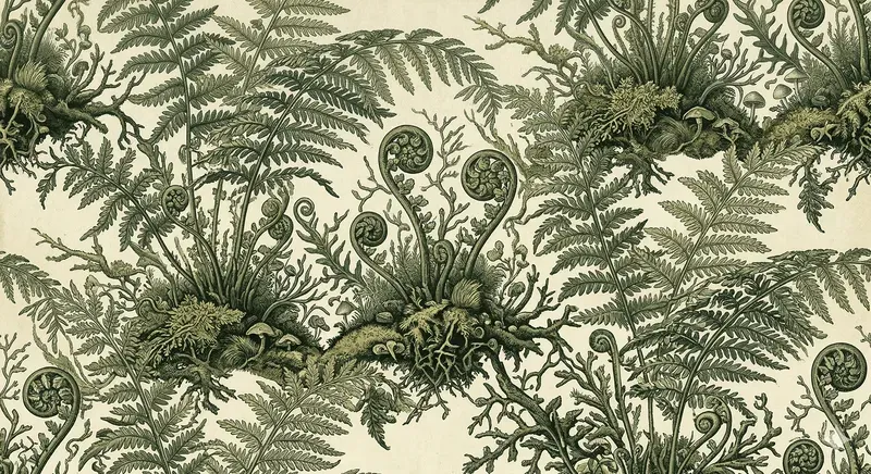 Victorian Botanical Pattern Generator