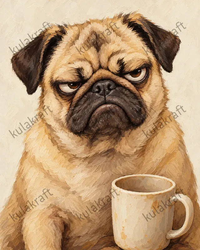 Funny Animal Mood Portrait Posters