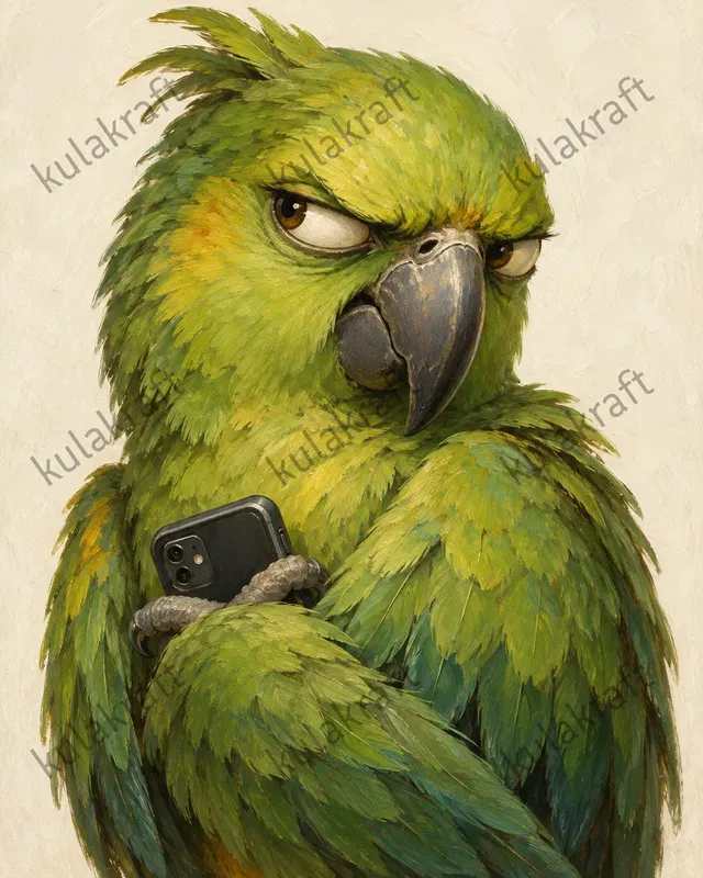 Funny Animal Mood Portrait Posters