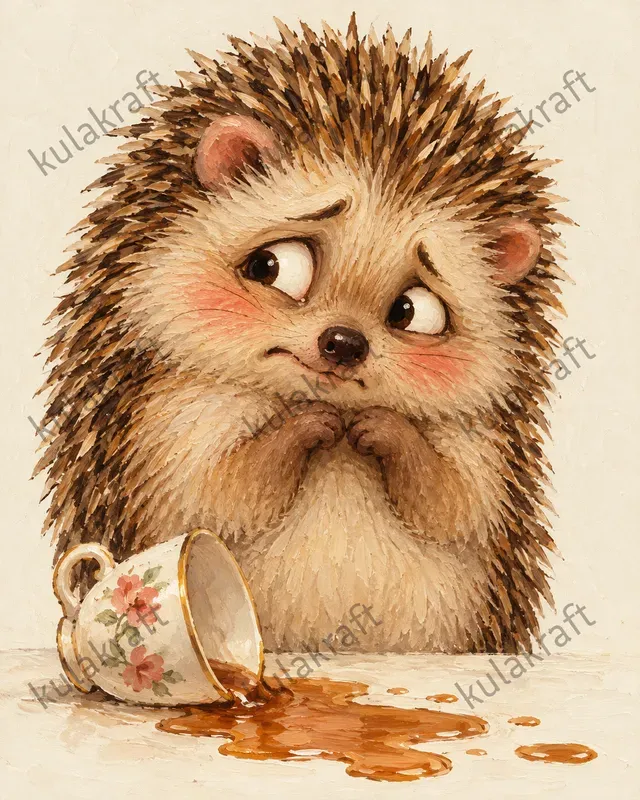 Funny Animal Mood Portrait Posters