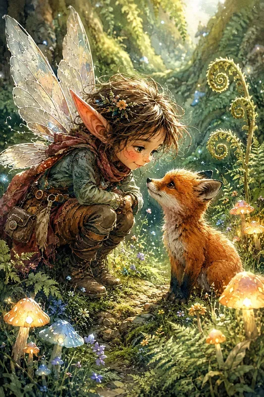 Whimsical Forest Fairy Encounters