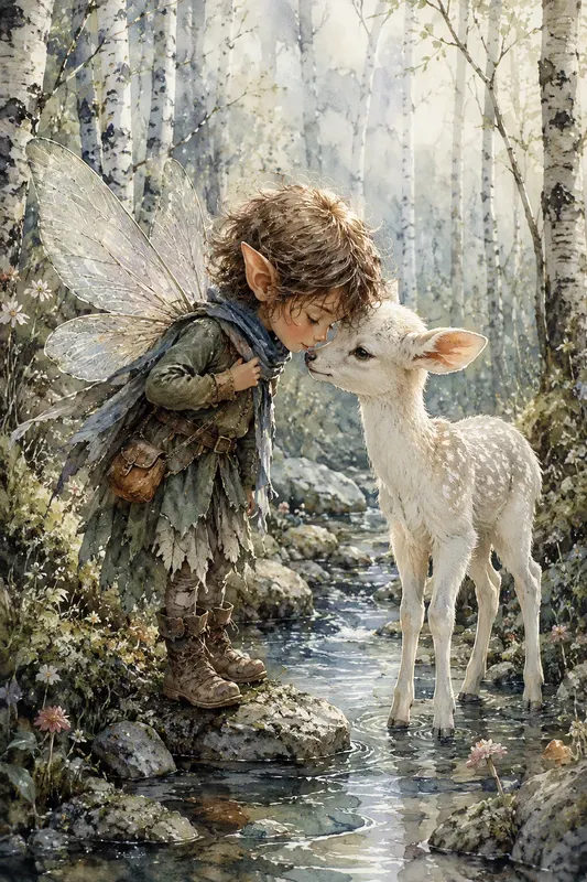 Whimsical Forest Fairy Encounters