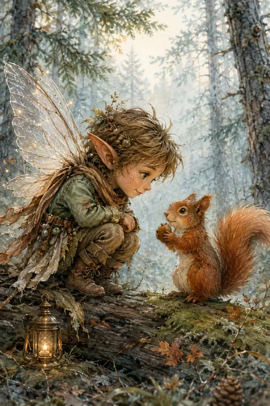 Whimsical Forest Fairy Encounters