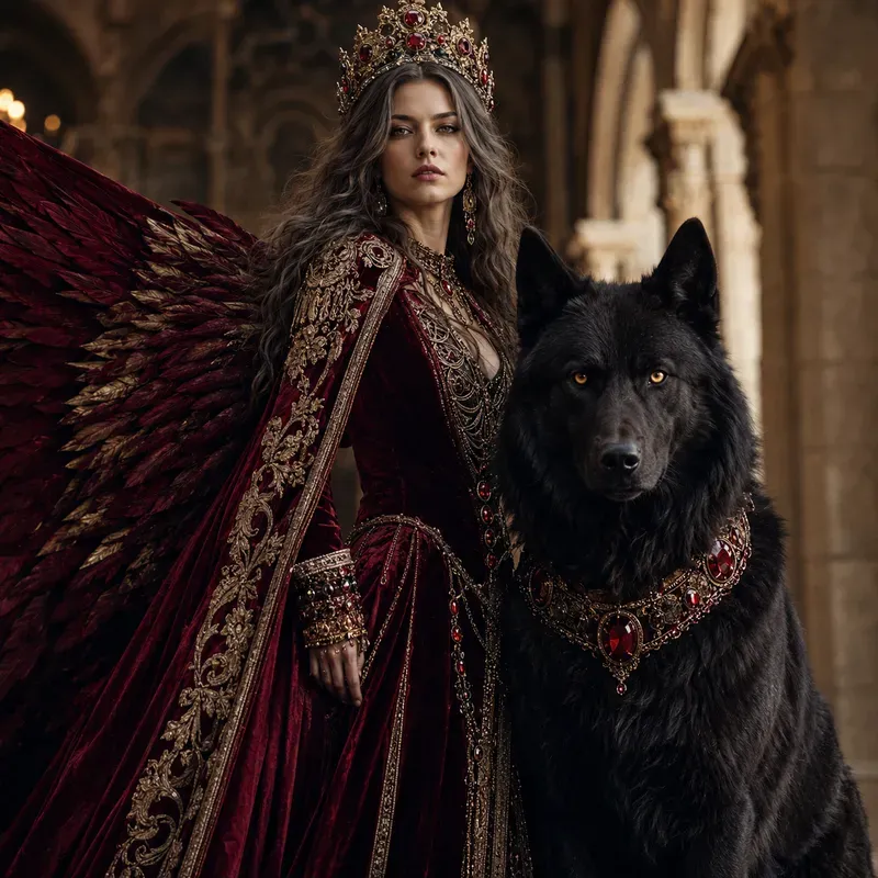 Regal Winged Guardians
