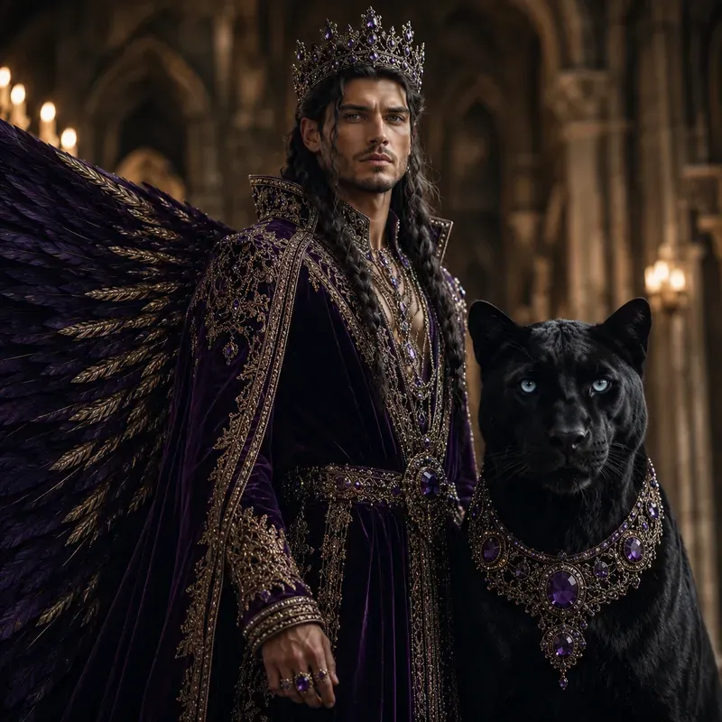 Regal Winged Guardians