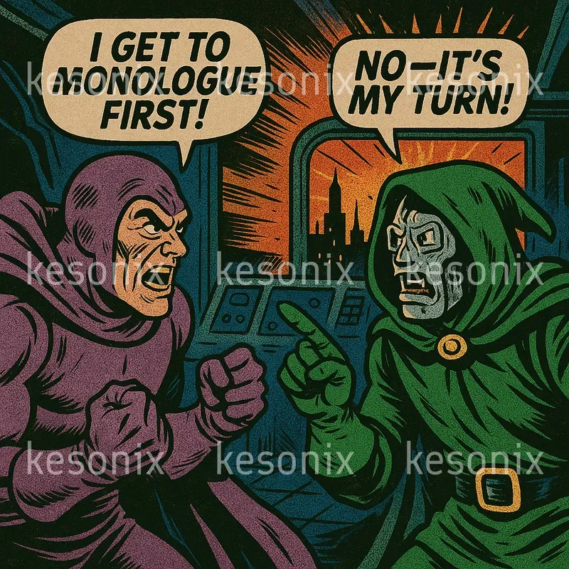 Classic Comic Book Action Scenes