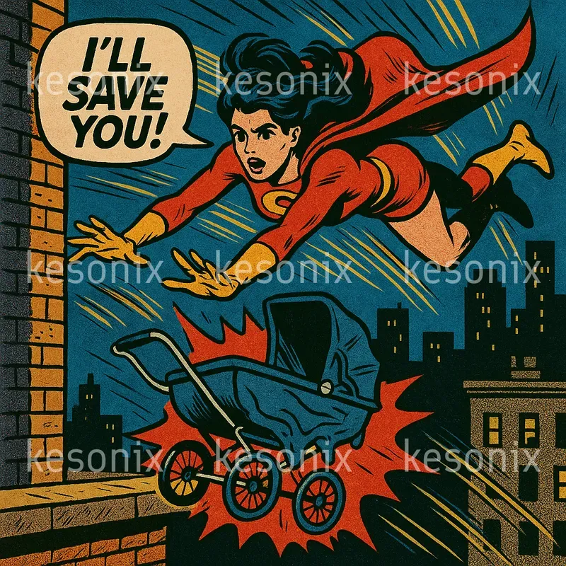 Classic Comic Book Action Scenes