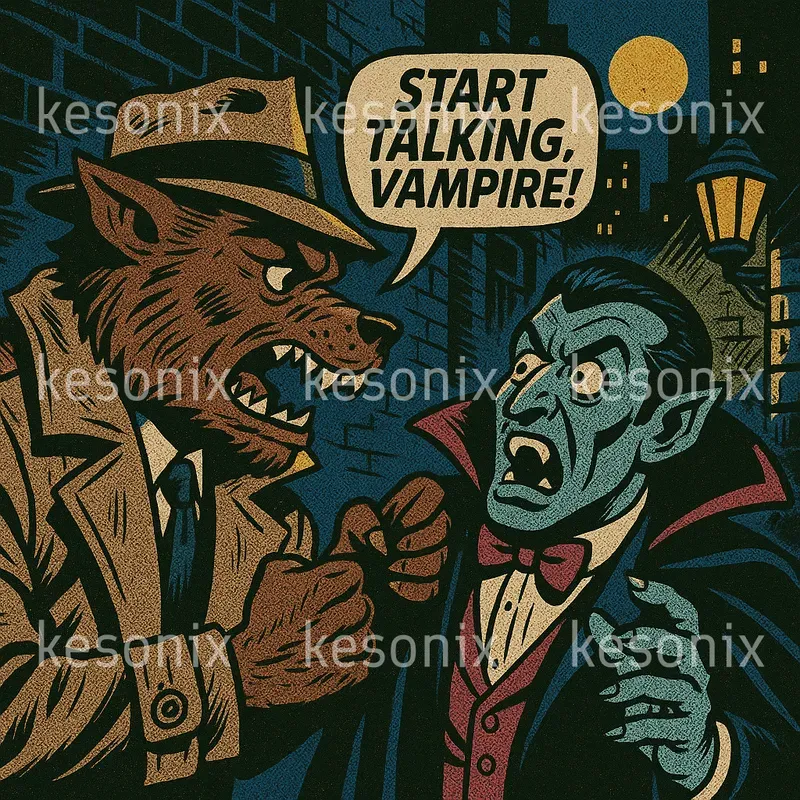 Classic Comic Book Action Scenes