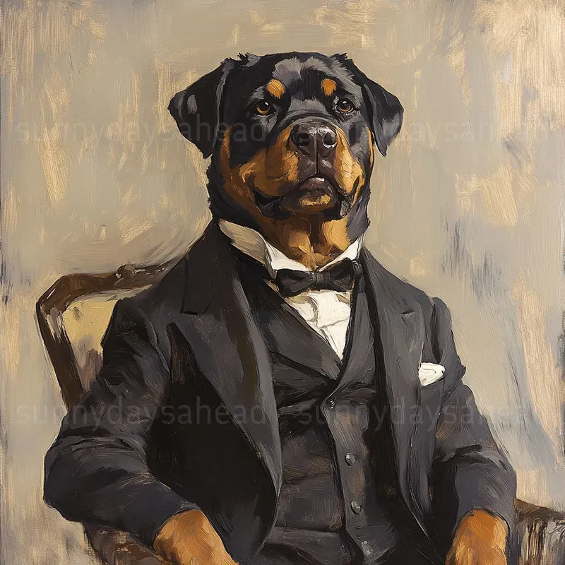 Aristocratic Dog Portraits