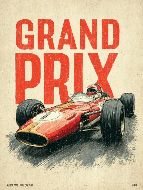 Retro Posters With Vintage Transports