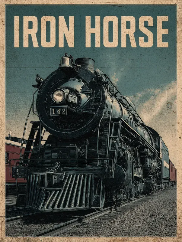 Retro Posters With Vintage Transports