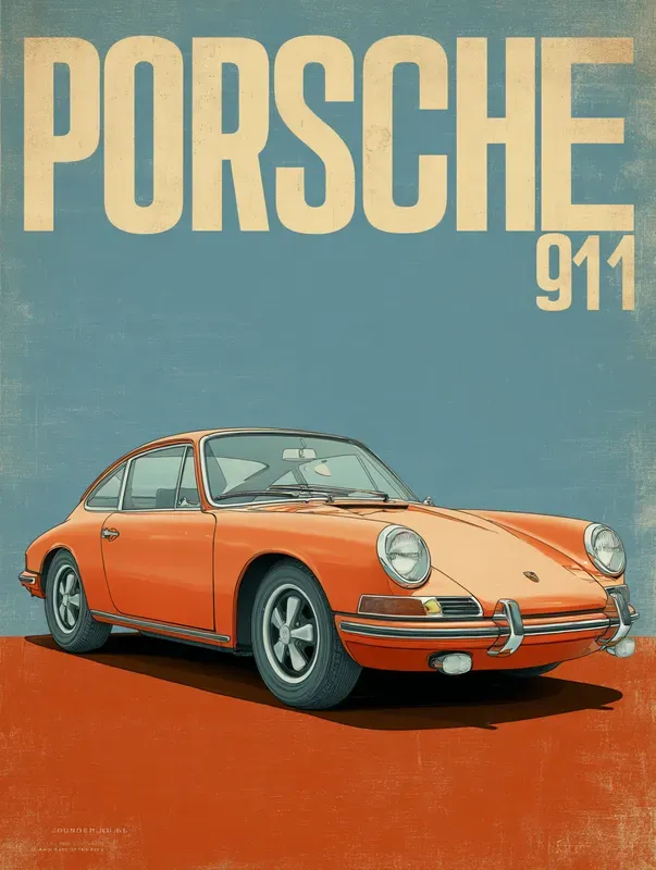 Retro Posters With Vintage Transports