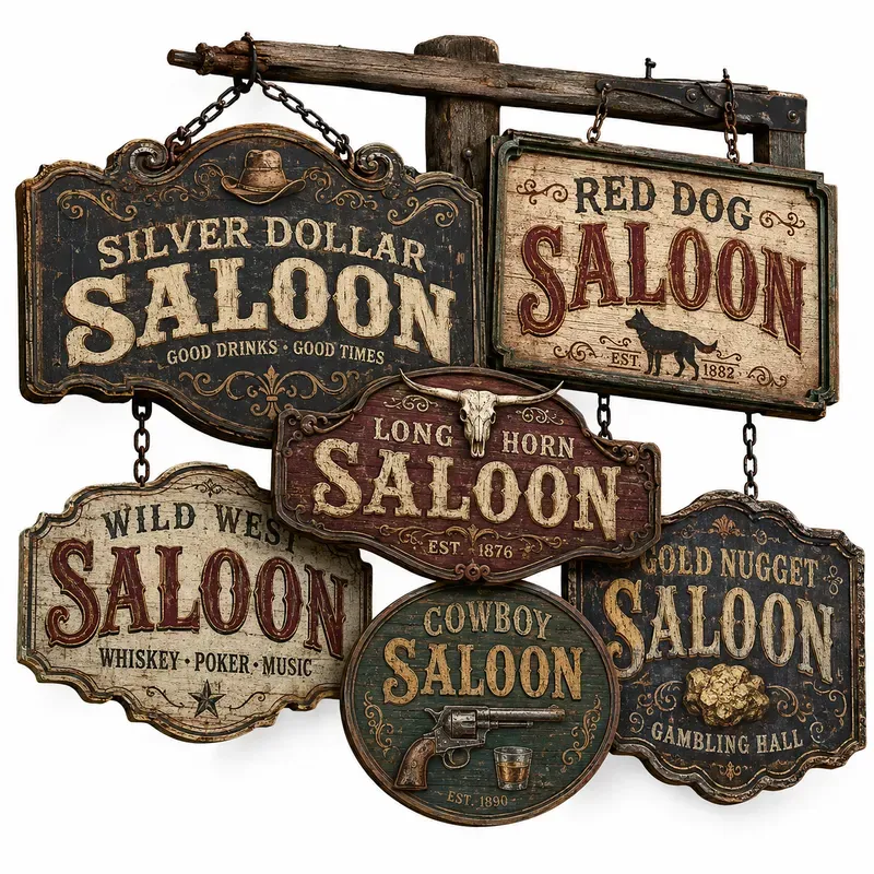 Vintage Ornate Signboard Collections