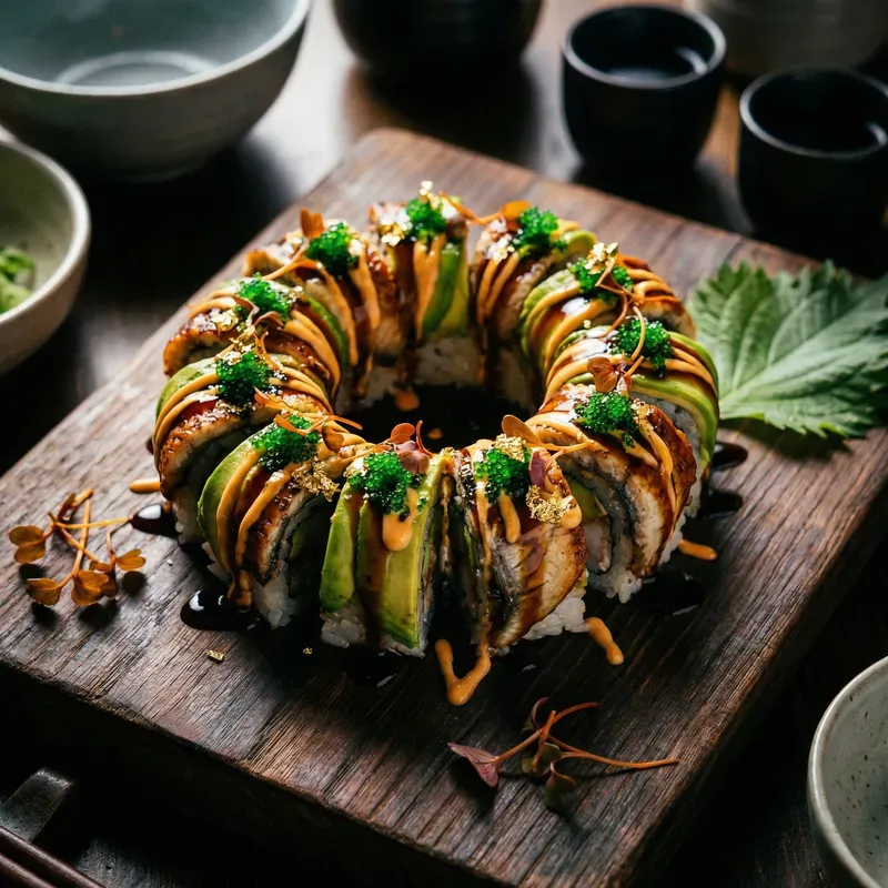 Cinematic Sushi Japanese Cuisines
