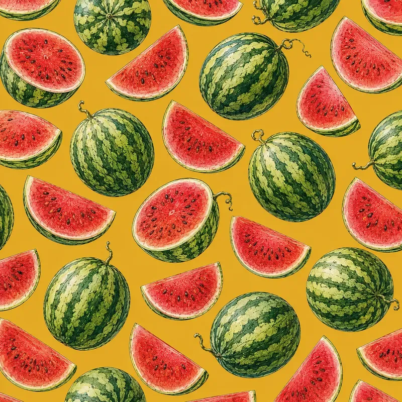 Seamless Printable Fruit Designs 2
