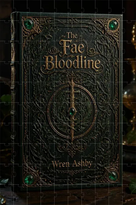 Ornate Fantasy Hardcover Book Designs Ai