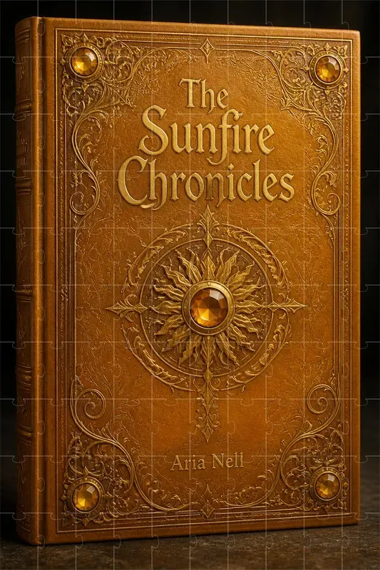 Ornate Fantasy Hardcover Book Designs Ai