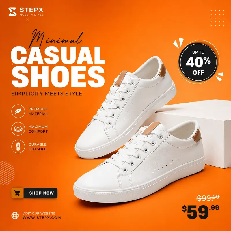 Modern Sports Shoe Banner Design Kits