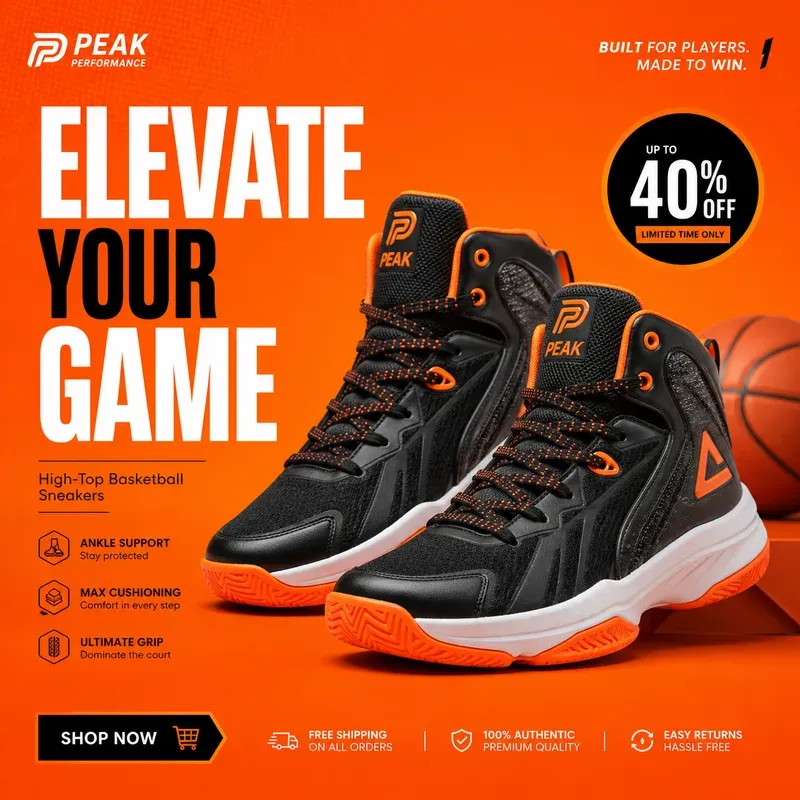 Modern Sports Shoe Banner Design Kits