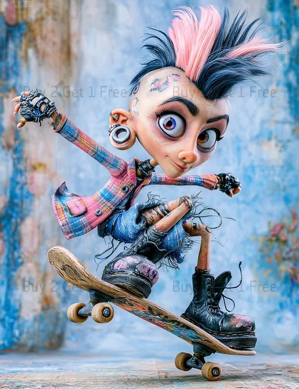 Hipster Punk Street Junk Journals