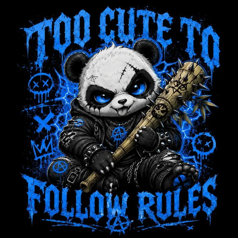 Dark Cute Chaos Mascot Tshirts