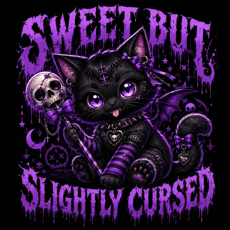 Dark Cute Chaos Mascot Tshirts