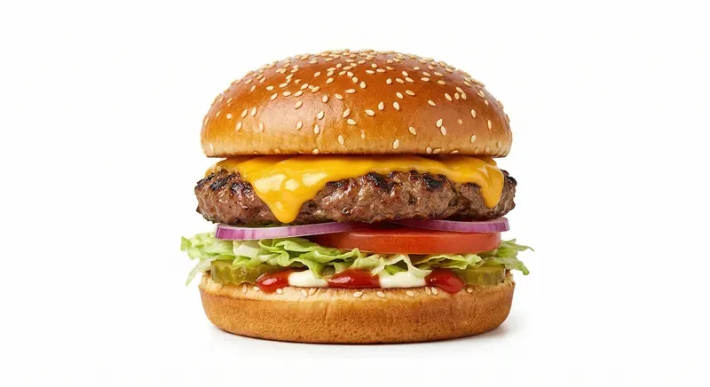 Isolated White Background Food