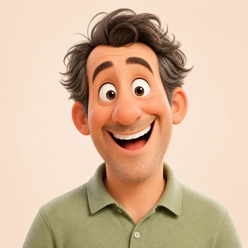Cute Stylized 3D Cartoon Portraits
