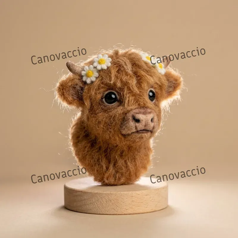 Needle Felted Wool Custom Portraits
