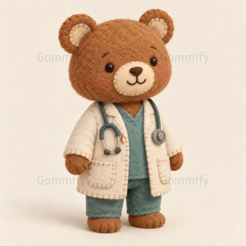 Felt Animal Career Mascots