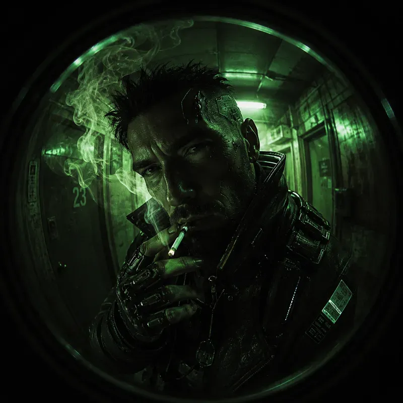 Peephole Surveillance Portraits