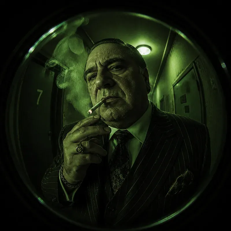 Peephole Surveillance Portraits
