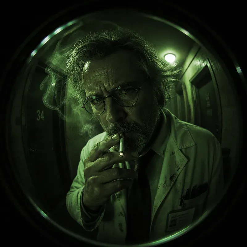 Peephole Surveillance Portraits