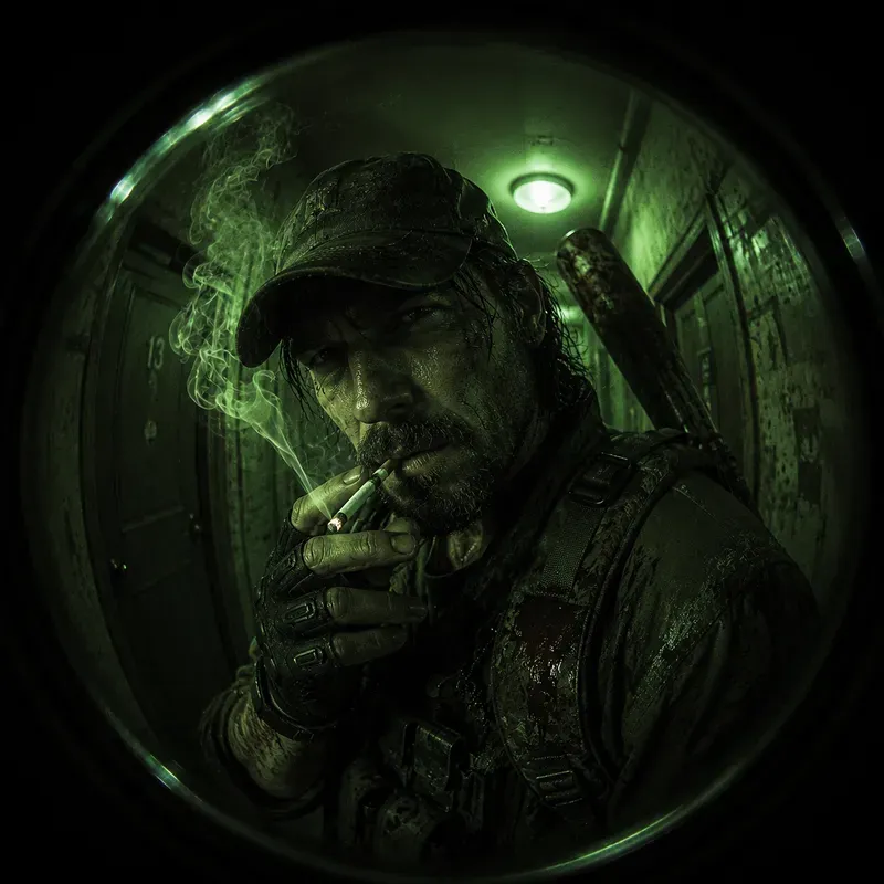 Peephole Surveillance Portraits