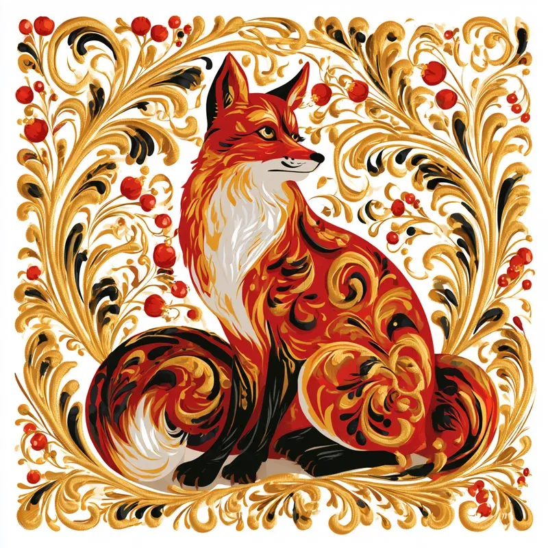 Folk Art Illustration Generator