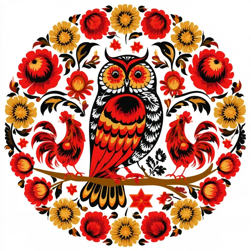 Folk Art Illustration Generator