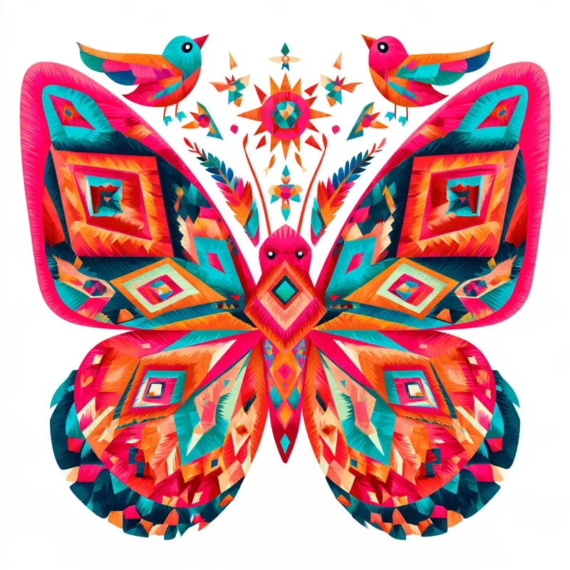 Folk Art Illustration Generator