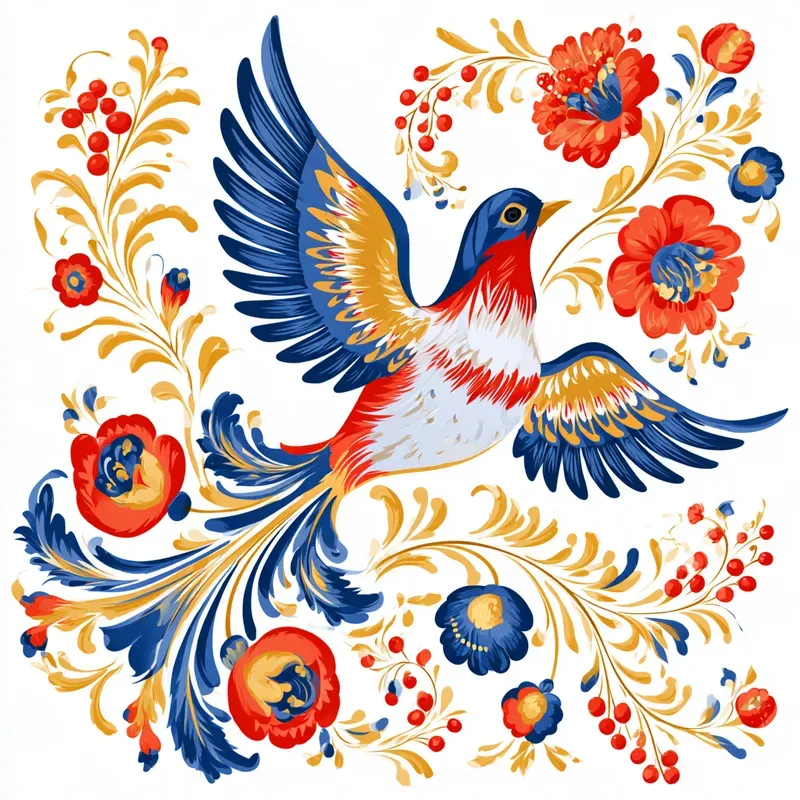 Folk Art Illustration Generator