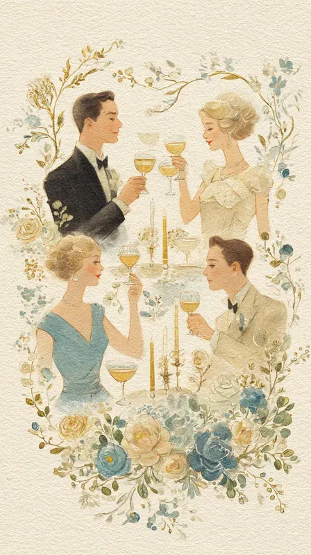 Romantic Vintage Wedding Invitations