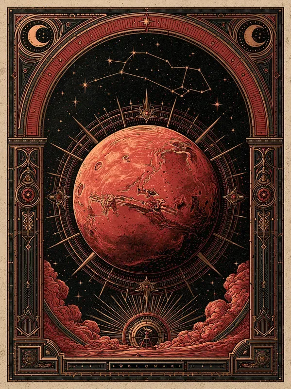 Vintage Art Astrology